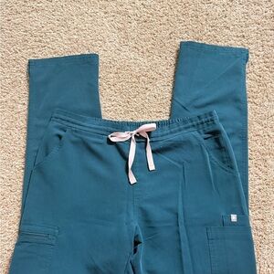 Figs Caribbean blue straight leg pants